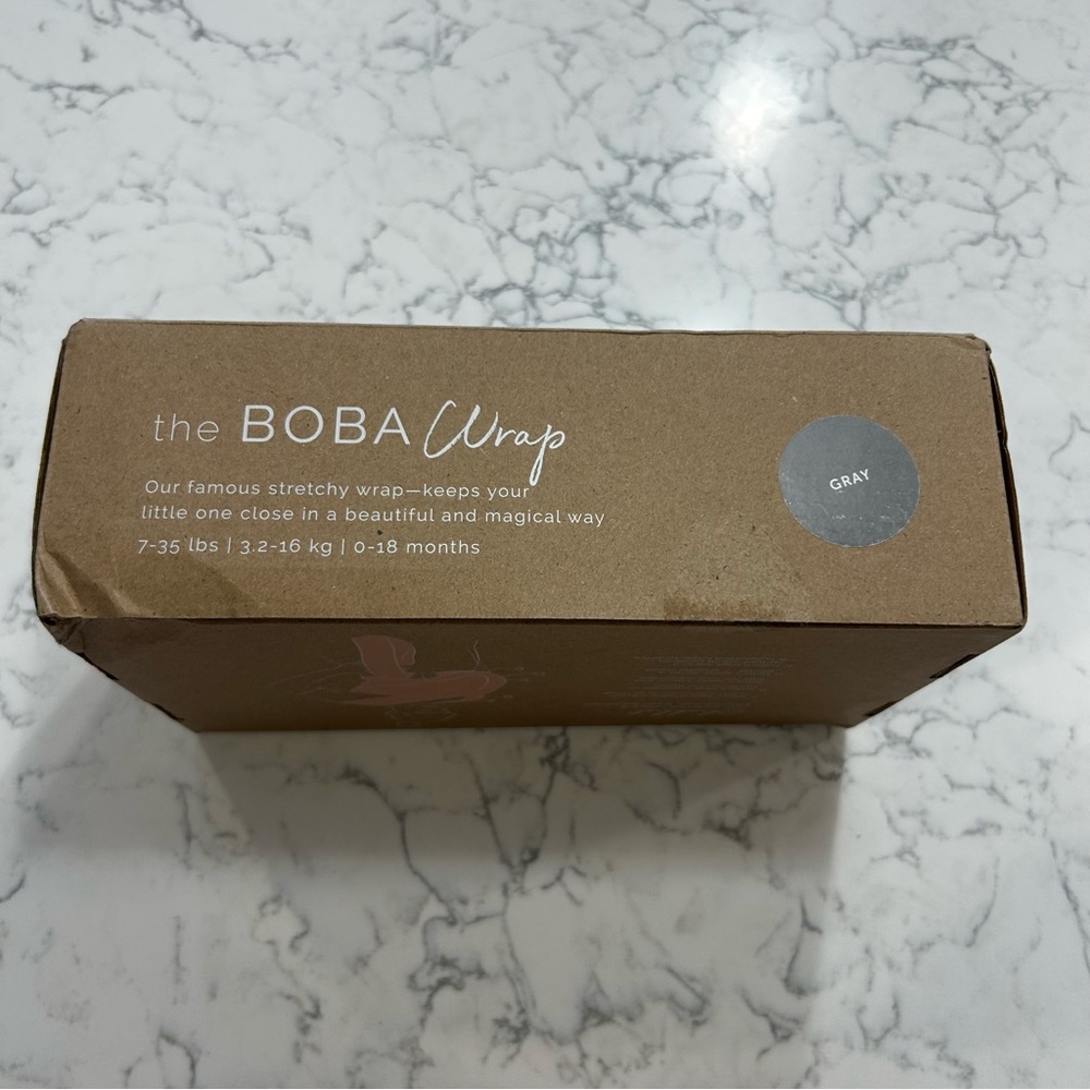NWOT Boba Wrap Gray‎ 7-35lbs